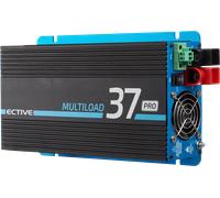 ECTIVE Multiload 37 Pro 3-Stufen Batterieladegerät 37,5 A 12 V / 18,75 A 24 V schwarz / blau 37,5 A 12 V / 18,75 A 24 V