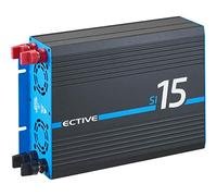 ECTIVE Reiner Sinus Wechselrichter SI15-1500W, 24V auf 230V, USB, Überlastschutz, Überhitzungsschutz, Aluminiumgehäuse - DC/AC Spannungswandler, Umwandler, Stromwandler für Haushaltsgeräten