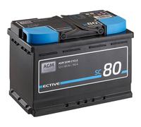'ECTIVE SC 80 AGM Semi Cycle Versorgungsbatterie 80Ah (USt-befreit nach §12 Abs.3 Nr. 1 S.1 UStG)'