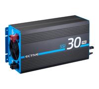 ECTIVE - Wechselrichter 12V auf 230V SSI PRO 30-3000W reine Sinuswelle - Spannungswandler DC/AC mit USB, Überlast- & Überhitzungsschutz, NSV & USV, MPPT-Solarladeregler & 40A Batterieladefunktion