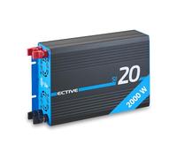 ECTIVE Wechselrichter 12V auf 230V SI20-2000W Reine Sinuswelle