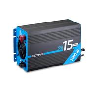 'ECTIVE SSI 15 PRO 1500W/12V Sinus-Wechselrichter mit Netzvorrangschaltung, Ladegerät und Laderegler'