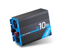 ECTIVE - Wechselrichter 12V auf 230V TSI PRO 10-1000W Reine Sinuswelle - Offgrid-Spannungswandler DC/AC Strom mit USB, Überlast- & Überhitzungsschutz, NSV & USV Funktion - Inverter Stromwandler