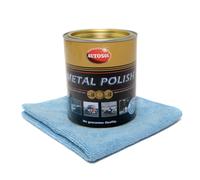 Edel Chromglanz Metallpolitur Autosol 01 001100 750 ml Dose inkl. Mikrofasertuch