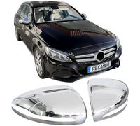 Edelstahl Chrom Spiegelkappen passend für Mercedes GLC | X253 | BJ 2015-2022
