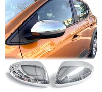 Edelstahl Chrom Spiegelkappen passend für Renault Clio V | BJ ab 2019>