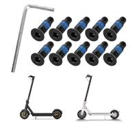 Edelstahl Elektroroller Befestigungsschrauben Set mit Schraubenschlüssel für Segway Ninebot MAX/ES1/ES4/F Serie, 4er Pack oder 10er Pack