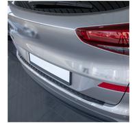 tuning-art L366 Edelstahl Ladekantenschutz für Hyundai Tucson 2 2018-2020, Farbe:Anthrazit