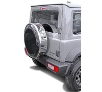 Edelstahl Reifencover passend für 205/70R15 kompatibel mit VW T5, Suzuki Samurai, Suzuki Jimny, Suzuki Vitara Reifenabdeckung Reifenhülle Reserveradabdeckung