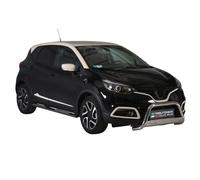 Edelstahl Seitenschweller Schwellerrohre für Renault Captur 2013-2017 Schwarz