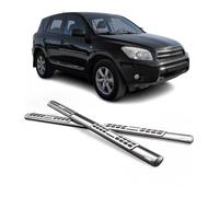 Edelstahl Seitenschweller Schwellerrohre für Toyota RAV4 XA30 2006-2009 Silber