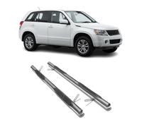 Edelstahl Trittbretter Schwellerrohre für Suzuki Grand Vitara 2006-2017 Silber