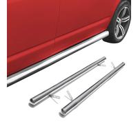 Edelstahl Trittbretter Schwellerrohre für VW Transporter T5 2003-2010 Silber