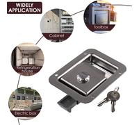 Edelstahl Wohnmobil Türriegel für Reise Anhänger Schloss Werkzeugkiste Schwer