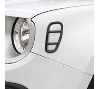 EDSARS Car Styling Body Side Blinker Repeater Lamp Light Fender Decal Cover Trim Frame Aufkleber für Jeep Renegade 2016-2019,Black Style