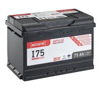 EFB Batterie 12V 75Ah 760A Autobatterie Starterbatterie Start Stop ersetzt 70Ah