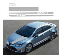 EFBCWQXUI Auto Haube Streifen Aufkleber, für Benz Clase B B150 W245 B180 W245 B200 W245 B170 W245 Auto Aufkleber Karosserie Seitenstreifen Dachrock Stoßstange Streifen Karosserie,B