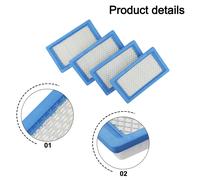 Effiziente Filterlösung 4 Stück Luftfilter für Kawasaki Mäher
