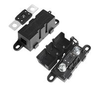 EFUTURETIME 2 Stk. Mega Sicherungshalter mit 2 Mega Sicherungen 60A KFZ Sicherungshalter ANM Bolt-on Hochstromsicherung M8 für PKW Motorrad LKW Wohnwagen Schiff