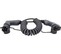 KS Tools efuturo Spiralladekabel Typ 2 auf Typ 1 Stecker, 1 Phase, bis zu 3,7 kW, 16 A, 230 V, Mode 3, 5 Meter