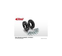 EIBACH PRO-SPACER 14mm SPURVERBREITERUNG SCHWARZ 2x7mm SPURPLATTEN LK:5x130