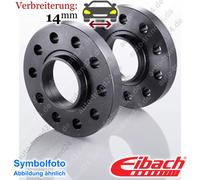 Eibach Spurverbreiterung schwarz 14mm/Achse für Porsche 911 996 Bj. 1997-2005