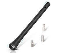 Eightwood Autoantenne 18,5cm Universal Dachantenne Auto Kfz Antenne Kurz Autoradio Stabantenne für Starken FM/DAB/AM Empfang mit M4/M5/M6 Adapter