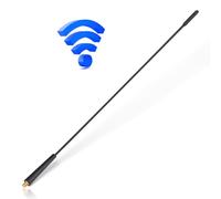 Eightwood Autoantenne 41cm Auto Antenne Dachantenne FM DAB Universal M6 Kfz | FM/DAB Ersatzantennenstab Auto Stabantenne Radioantenne mit M6 Adapter, für VW Golf Passat Audi Opel Skoda Jeep Wrangler