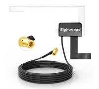 Eightwood DAB Antenne DAB+ Autoantenne Aktive Scheibenantenne SMB Autoradio