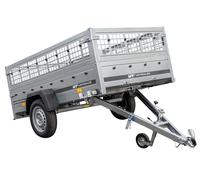 Einachser Anhänger GARDEN TRAILER 230 KIPP mit Laubgitteraufsatz und Stützrad