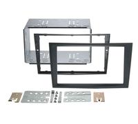 Einbaurahmen Set Doppel DIN Autoradio für Opel Antara Astra H Zafira B charcoal
