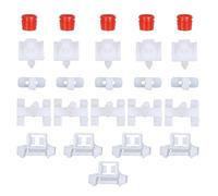 Einbausatz Beplankung Klammer Kotflügel Clips Seitenleisten Befestigung Clip Zierleisten Druckknopf Tülle Clips Verkleidung Klammersatz Stopfen Halteklammer Ersatz Klammern für E Klasse W124 S124