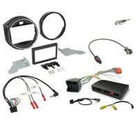 Einbauset Lenkradadapter Doppel DIN Autoradio für BMW Mini F55/F56 2013-2016 sch