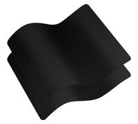 Einfache Renovierung mit 2 Kunstleder Flicken 20x10cm - Selbstklebend in Schwarz