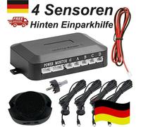 Einparkhilfe 4 Sensoren zum Nachrüsten vorne Parkhilfe/Rückfahrwarner PDC