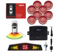 Einparkhilfe Vorne und Hinten 8 Sensoren zum Nachrüsten Parkhilfe PDC Kupfer