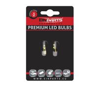 EINPARTS LED-Lampen T5 3SMD 3030 für Autobeleuchtung, 2 Stück