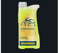 1 Liter MANNOL Pro Cool Kühlflüssigkeit gelb Kühlerschutz Motorrad Roller Quad