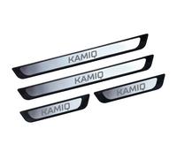 Einstiegsleisten Abnutzungsblech für Skoda KAMIQ 2020-2024 Schutz Edelstahl 4...