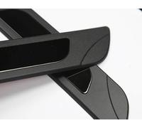 Einstiegsleisten kompatibel mit Mazda CX-30 2019 (5 Türen) - Kratzschutz - 4 stück - Auto Einstiegsleisten - Schwarz Glanz