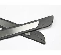 Einstiegsleisten kompatibel mit Skoda Kamiq 2019 (5 Türen) - Kratzschutz - 4 stück - Auto Einstiegsleisten - Schwarz Chrom