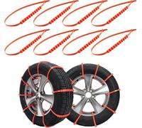 Eisbrechung für Mercedes Benz C Klasse W205 A205 C43 C63 AMG Cabrio 2-Türer 2015-2020, 10 Stück Radketten für Schnee Winter Schneereifenketten Schneeketten verschiedenen Reifengrößen