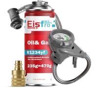 Eisfro - R1234yf Kältemittel Gas mit Öl mit Schlauch und YF Adapter - Auto Klimaanlage Nachfüllen - 1 x 235 g - ECO