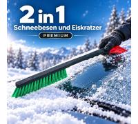 Vikan PKW-Schneebürste mit Eiskratzer 490 mm lang schwarz