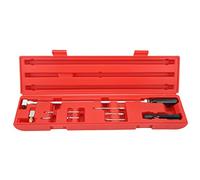 Ejoyous 10 Teiliges Vergaser Einstellwerkzeug Set, Vergaser Werkzeug Set mit 485 Mm Einstellhebel und 7 Schrauben, 90 Grad Schrägschraubendreher, Winkelmotor Vergaser Tuning für ATV UTV