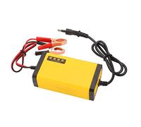 Ejoyous 12V Smart Battery Charger Ladegerät LCD Bildschirm -Ladegerät Batteriewartungsgerät 28W 2 Bis 20Ah 85% Effizienz mit SAE Schnellanschluss für AGM Gel SLA VRLA Li Eisen Batterien