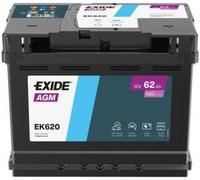 Exide EK620 AGM Autobatterie 12V 62Ah
