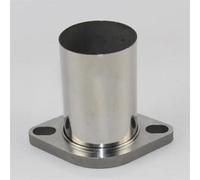 EKEGUY Auspuffblenden Universal Verbindung Rohr Auto Zubehör Auspuff Schalldämpfer Rohr Flansch Edelstahl Schweißen Auto Endrohre(04)