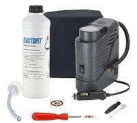 ELASTOFIT Reifenpannenset Compact für alle PKW 12V Kompressor Reifendichtmittel (Compact)