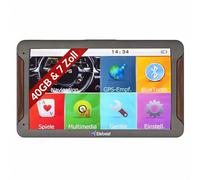 Elebest C70 Auto Navi 7 Zoll mit Bluetooth - Lebenslange Kartenupdates für 52 Länder Fahrspurassistent, POIs, Sprachführung & Fahrzeugprofile für LKW & Wohnmobil